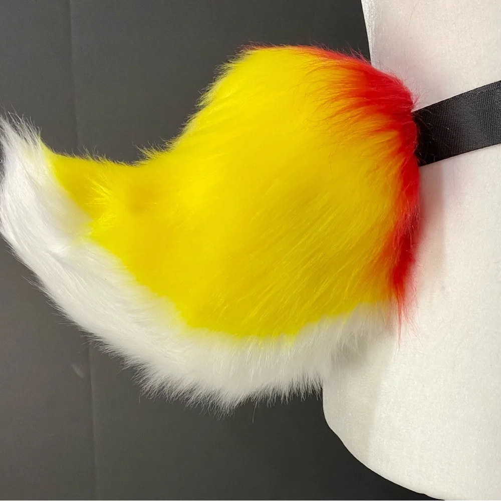 Dino Furry Mask/Fursuit Head with Nub Tail, styrofoam head and stand